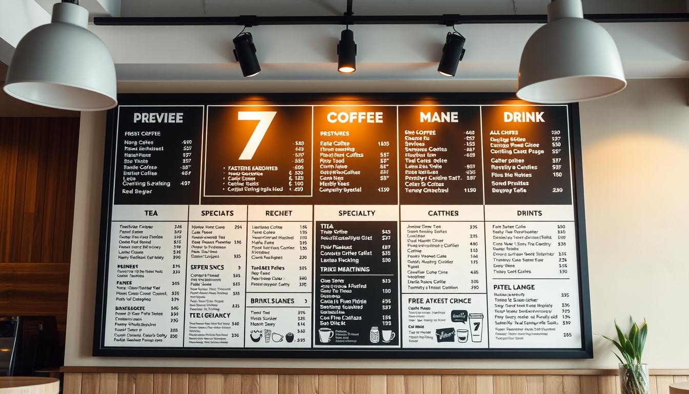 7 brew menu