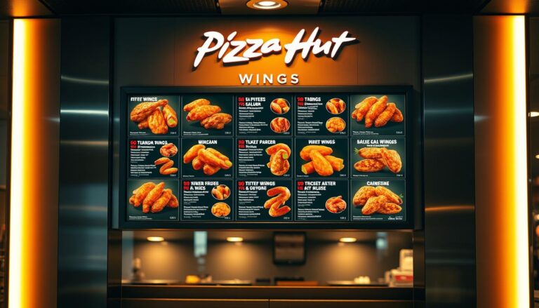 Pizza Hut Wings Menu