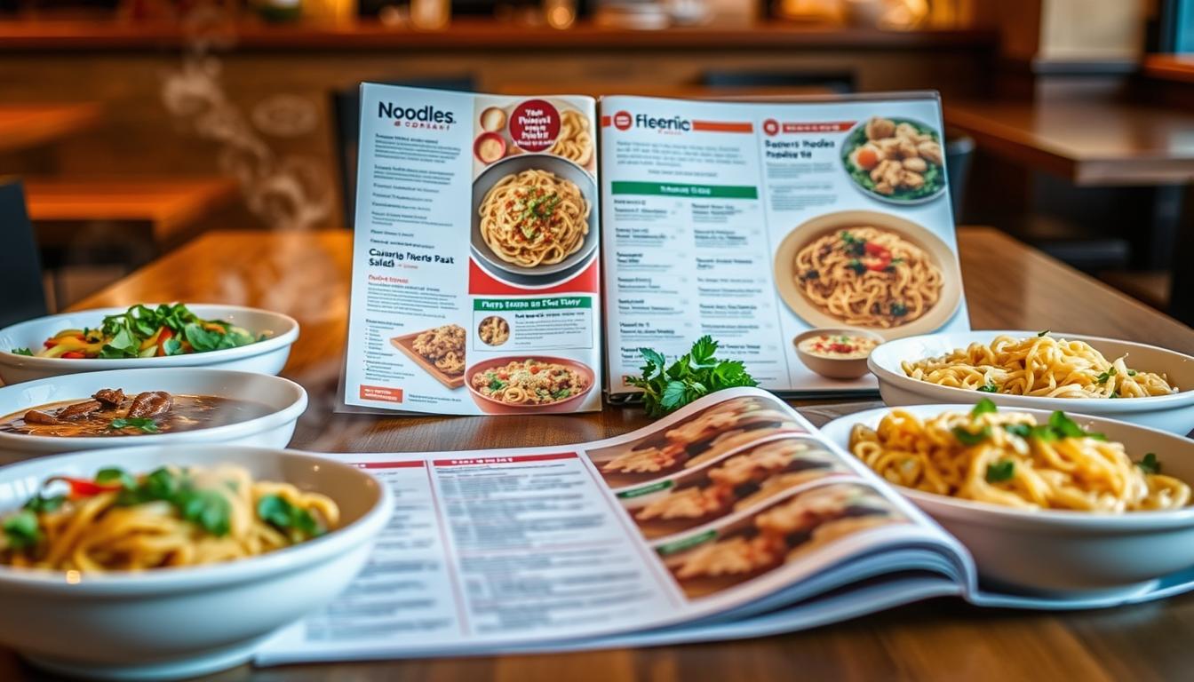 noodles and company menu