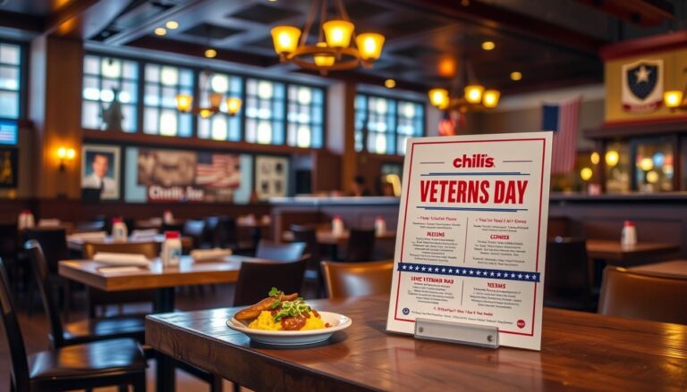 Chili's Veterans Day Menu