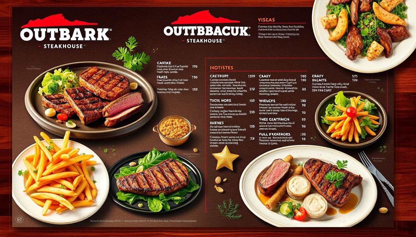 Outback Steakhouse Menu