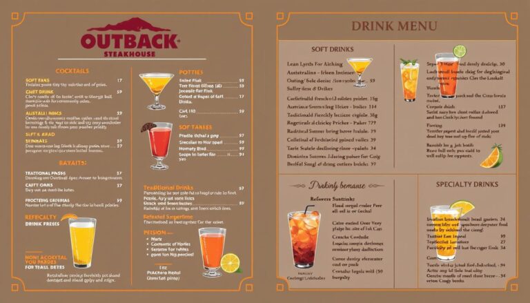 Outback Steakhouse Drink Menu: Quench Your Thirst in Style