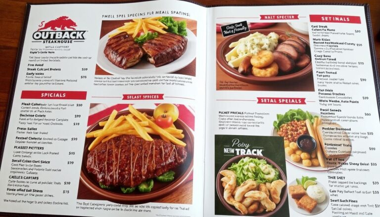 Outback Steakhouse Menu Specials December 2025)