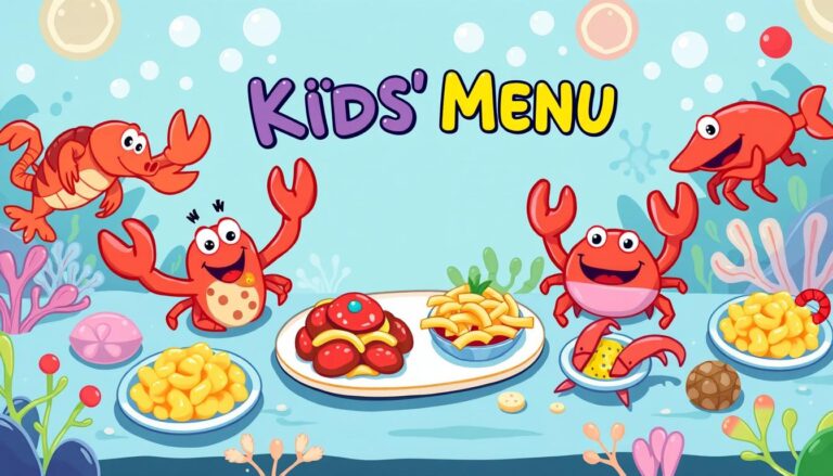 red lobster kids menu