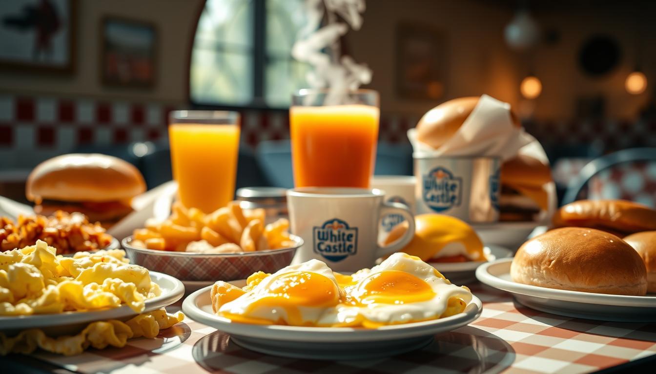 white castle breakfast menu