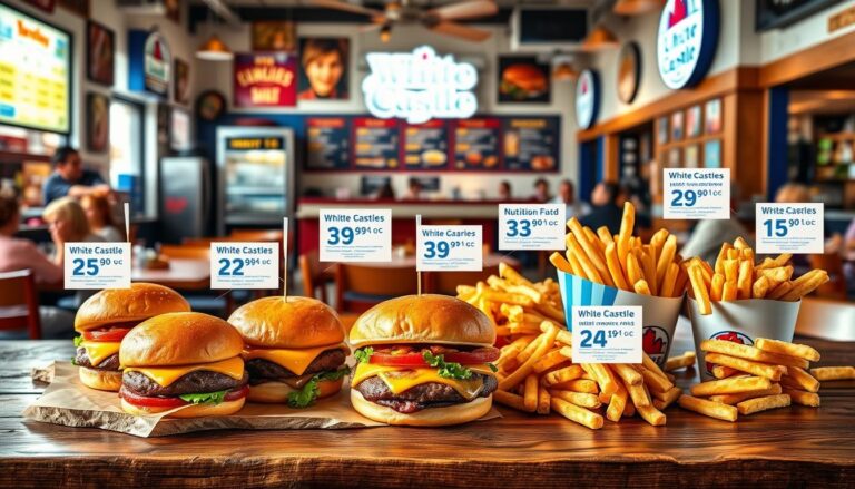 white castle menu nutrition