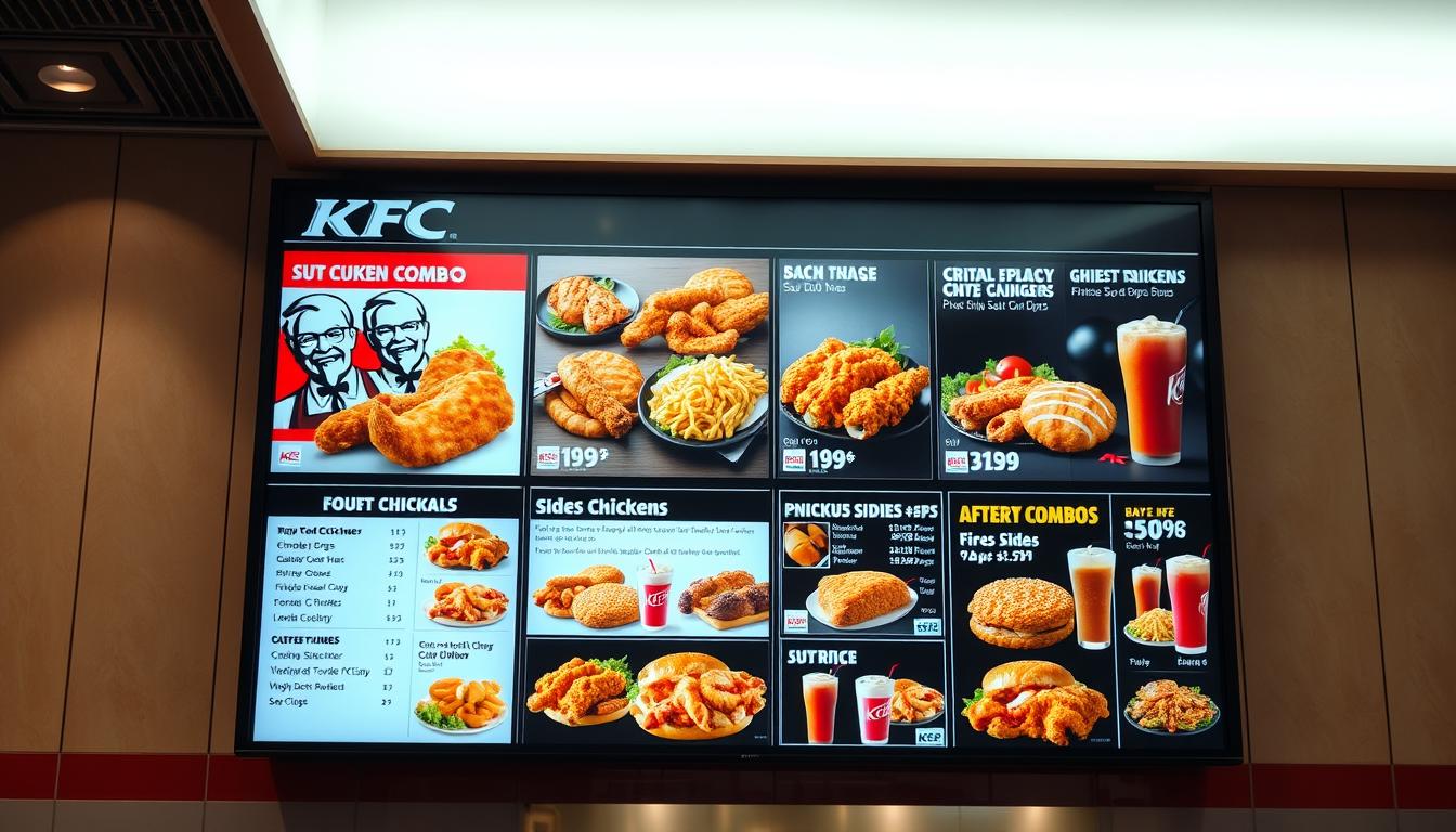 KFC Menu